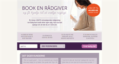 Desktop Screenshot of book.babysam.dk